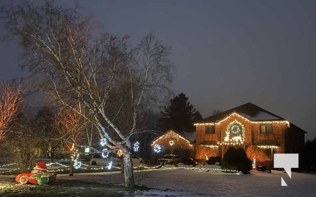 December 19, 2025 Old Scugog Road Bowmanville Christmas Lights3650