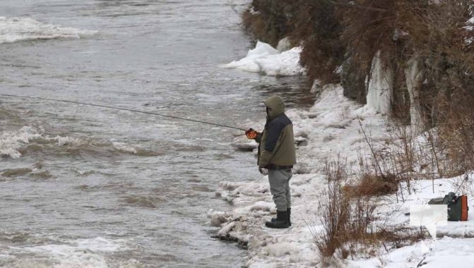 December 29, 2025 Fishing Ganaraska River 3791