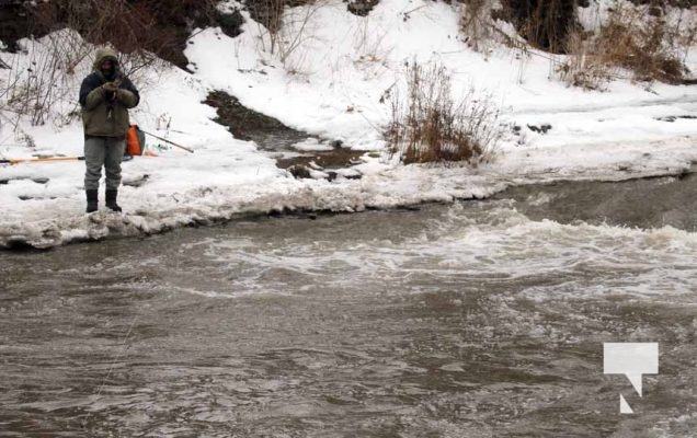 December 29, 2025 Fishing Ganaraska River 3793
