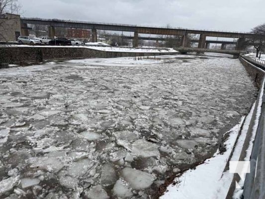 December 29, 2025 Ganaraska River Ice Jam 3807