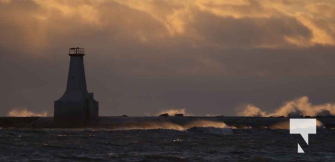 December 30, 2025 Sunset Cobourg Pier Lake Ontario 3860