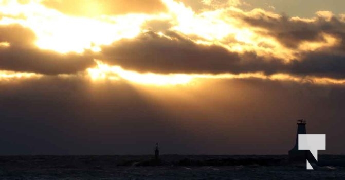 December 30, 2025 Sunset Cobourg Pier Lake Ontario 3863