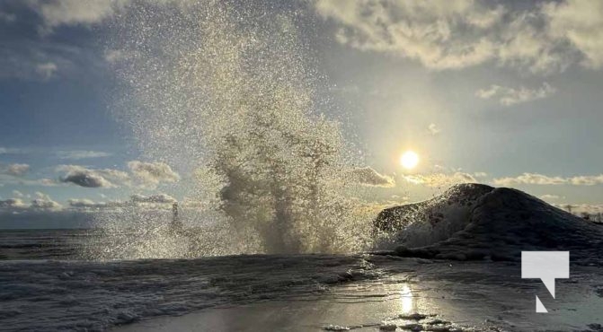 December 30, 2025 Sunset Cobourg Pier Lake Ontario 3869