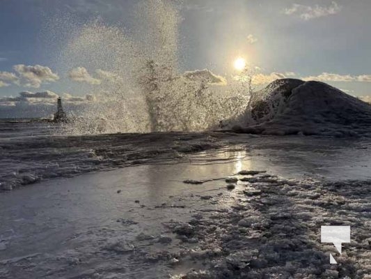 December 30, 2025 Sunset Cobourg Pier Lake Ontario 3870