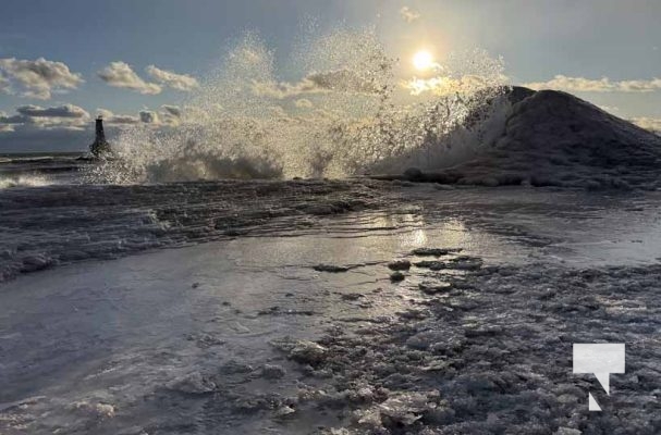 December 30, 2025 Sunset Cobourg Pier Lake Ontario 3871
