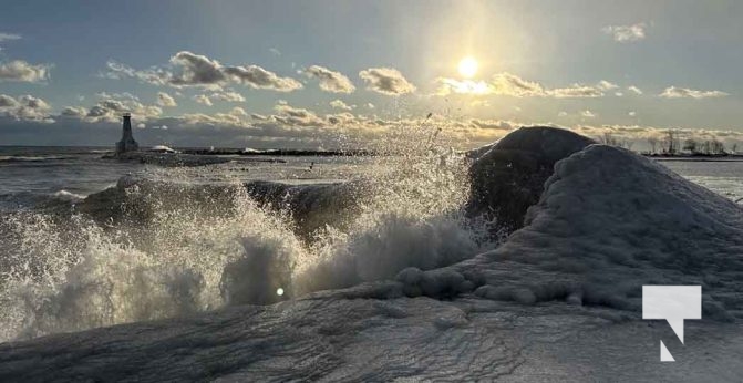 December 30, 2025 Sunset Cobourg Pier Lake Ontario 3877