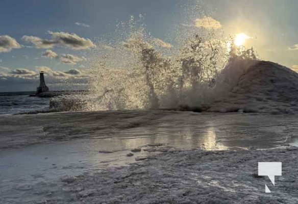 December 30, 2025 Sunset Cobourg Pier Lake Ontario 3883