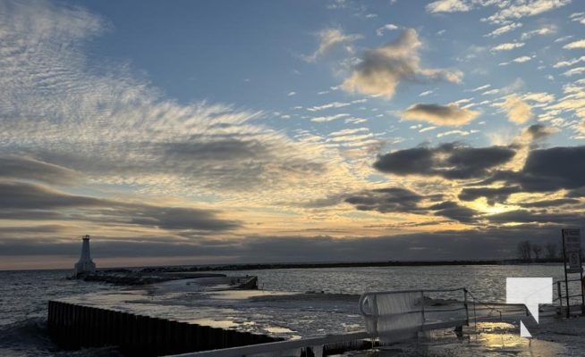 December 5, 2025 Winter Sunset Cobourg3329