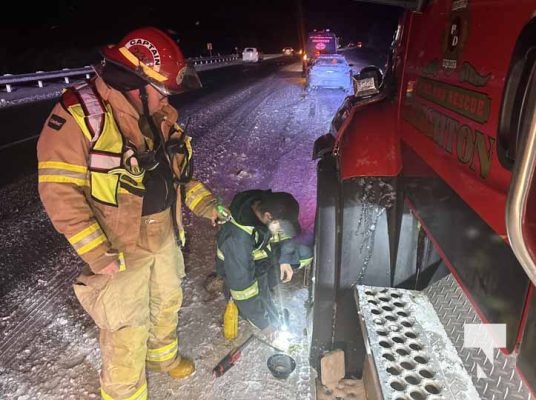 January 15, 2026 Fire Truck Hit Highway 4014448