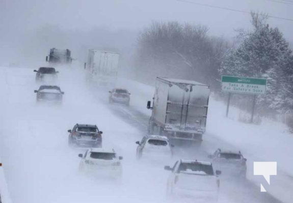 January 15, 2026 Highway 401 Snow4433
