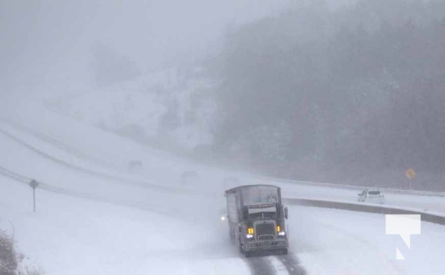 January 15, 2026 Highway 401 Snow4436