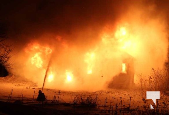 January 25, 2026 Strucutre Fire County Road 28 Port Hope4643