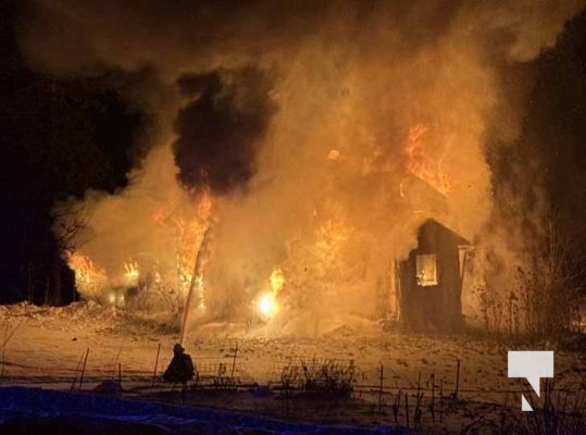 January 25, 2026 Strucutre Fire County Road 28 Port Hope4646