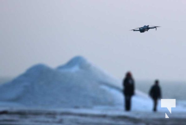 January 8, 2026 Harbour Ice Geese Ducks Sunset Pier4228