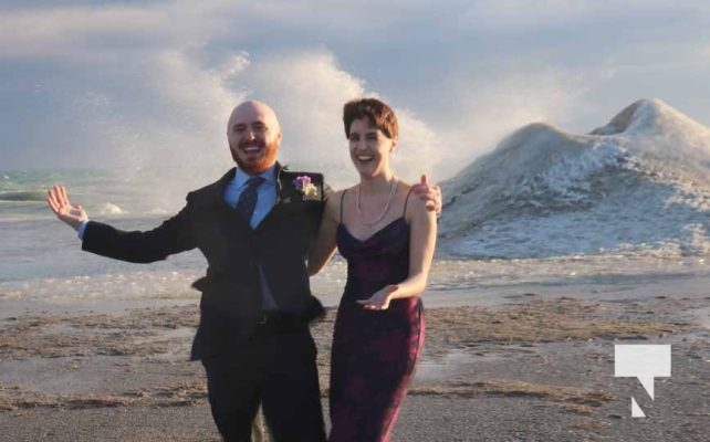 January 9, 2026 Winter Wedding Cobourg Pier4328