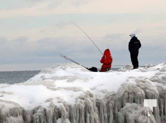 February 12, 2026 Frozen Ganaraska River Fishing5156