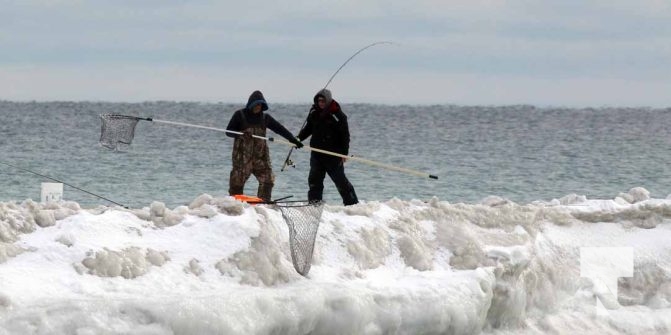 February 12, 2026 Frozen Ganaraska River Fishing5163