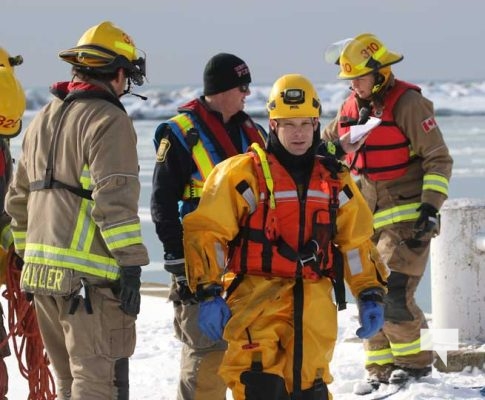 February 14, 2026 Ice Water Rescue Training Cobourg5170