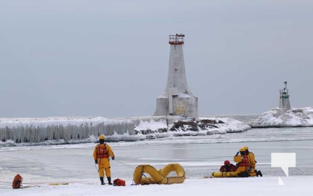 February 14, 2026 Ice Water Rescue Training Cobourg5185