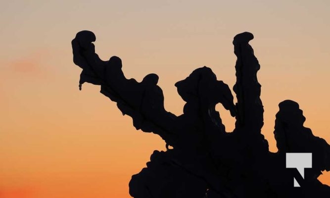 February 4, 2026 Winter Lighthouse Harbour Night 5054