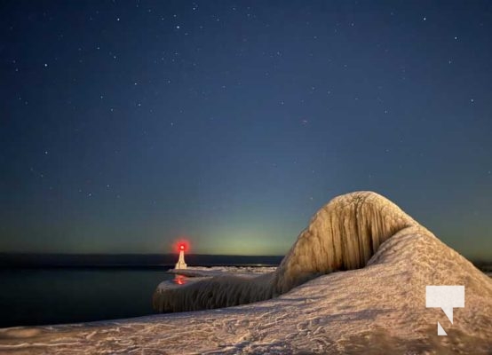 February 4, 2026 Winter Lighthouse Harbour Night 5064