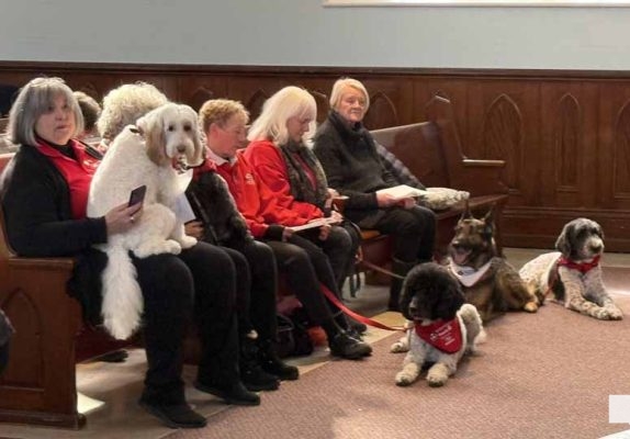 March 2, 2026 Blessing of the St Johns Therapy Dogs0301