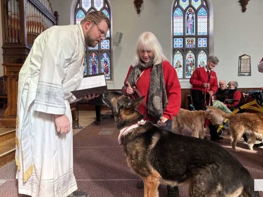 March 2, 2026 Blessing of the St Johns Therapy Dogs0306