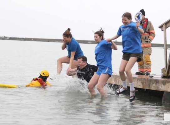 March 22, 2026 Cobourg and Port Hope Police Polar Plunge 0201