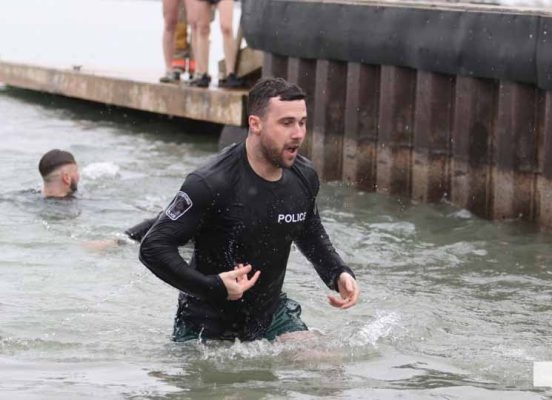 March 22, 2026 Cobourg and Port Hope Police Polar Plunge 0205
