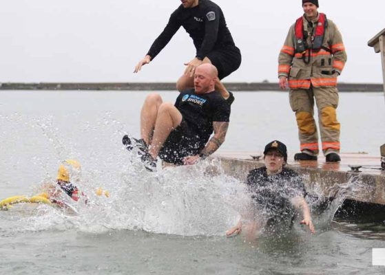 March 22, 2026 Cobourg and Port Hope Police Polar Plunge 0209
