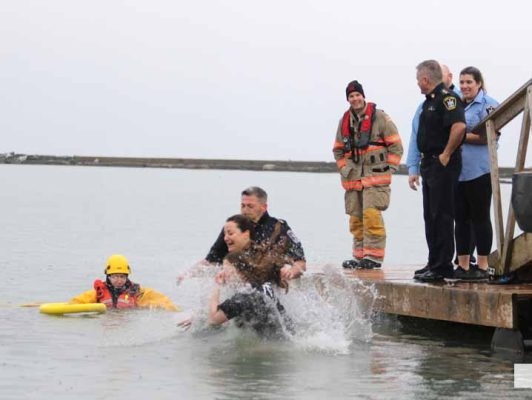 March 22, 2026 Cobourg and Port Hope Police Polar Plunge 0214