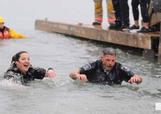 March 22, 2026 Cobourg and Port Hope Police Polar Plunge 0216