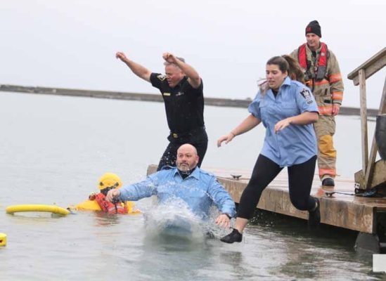March 22, 2026 Cobourg and Port Hope Police Polar Plunge 0218