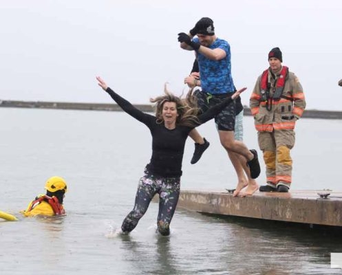 March 22, 2026 Cobourg and Port Hope Police Polar Plunge 0223