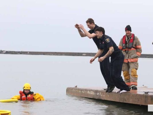 March 22, 2026 Cobourg and Port Hope Police Polar Plunge 0235