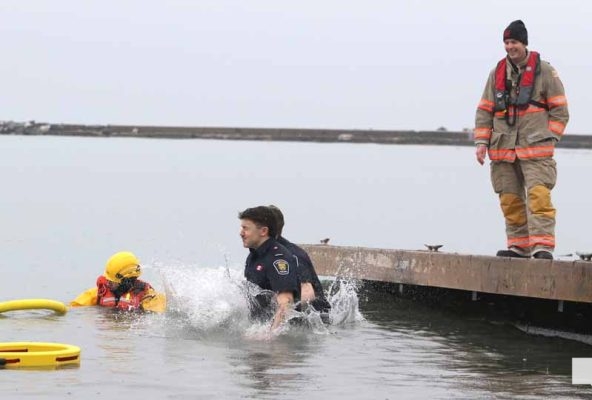 March 22, 2026 Cobourg and Port Hope Police Polar Plunge 0236