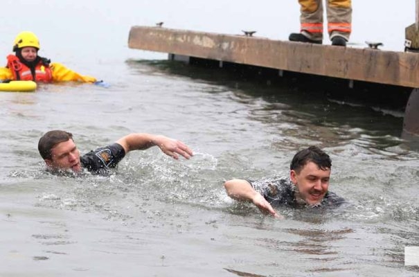 March 22, 2026 Cobourg and Port Hope Police Polar Plunge 0237
