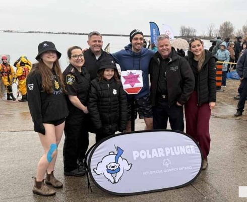 March 22, 2026 Cobourg and Port Hope Police Polar Plunge 0255