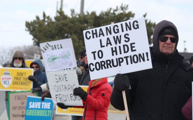 March 28, Piccini Protest Port Hope 0436