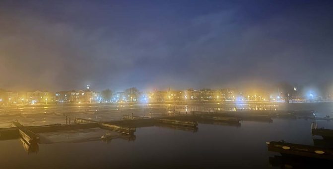 March 7, 2026 Cobourg Marina Fog0369