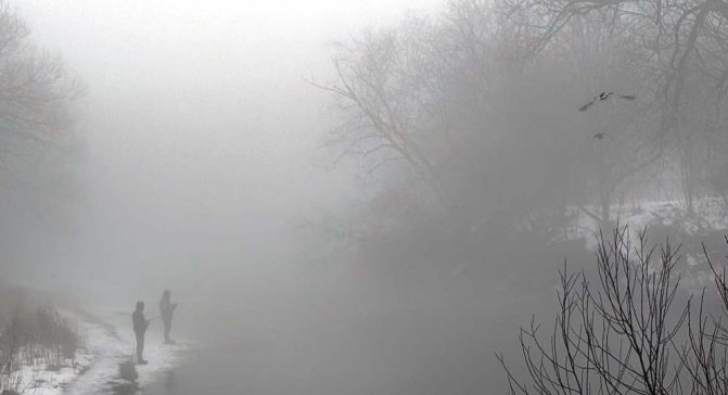 March 7, 2026 peace park fog fishing0356