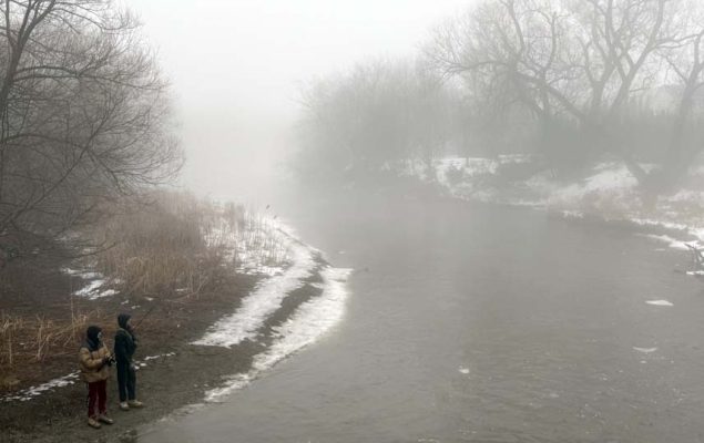 March 7, 2026 peace park fog fishing0357