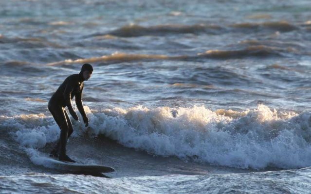 March 8, 2026 Sunset Surfing Cobourg0396