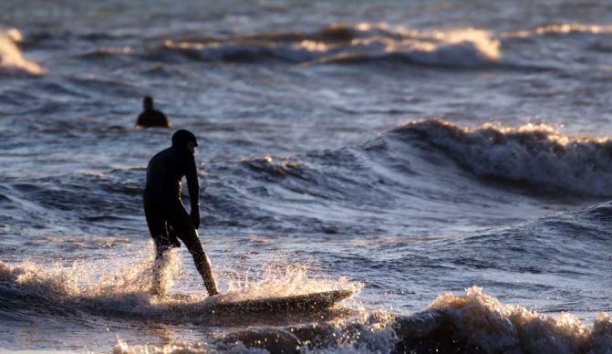 March 8, 2026 Sunset Surfing Cobourg0398