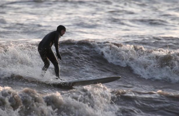 March 8, 2026 Sunset Surfing Cobourg0413