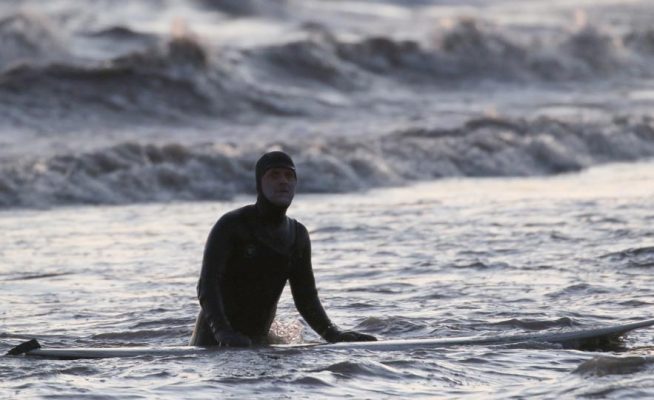 March 8, 2026 Sunset Surfing Cobourg0415