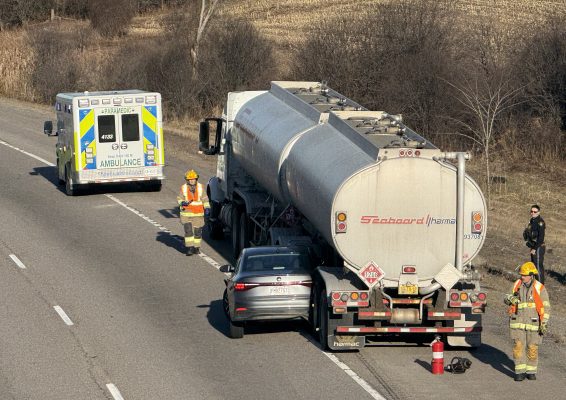 March 9, 2026 Tanker Truck vs Car Highway 4010443