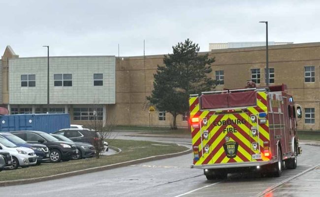 April 13, 2026 Cobourg Police Bomb Threat St Mary School 0862
