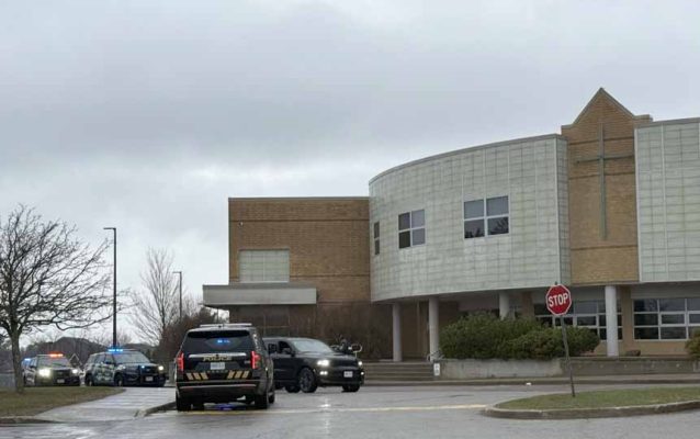April 13, 2026 Cobourg Police Bomb Threat St Mary School 0863