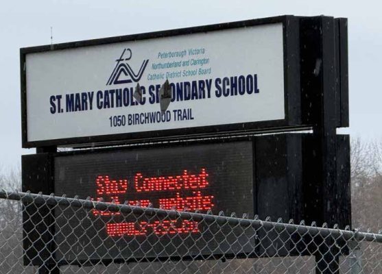 April 13, 2026 Cobourg Police Bomb Threat St Mary School 0870